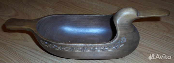 Резной древнерусский Ковш -Ендова. Резьба по дерев