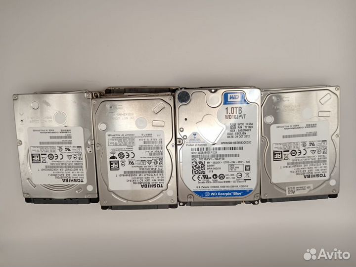 Жесткие диски для ноутбука 1000GB, 750GB, 500GB