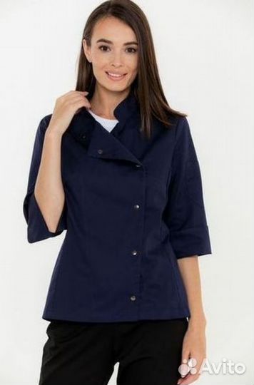 Белый китель поварской женский