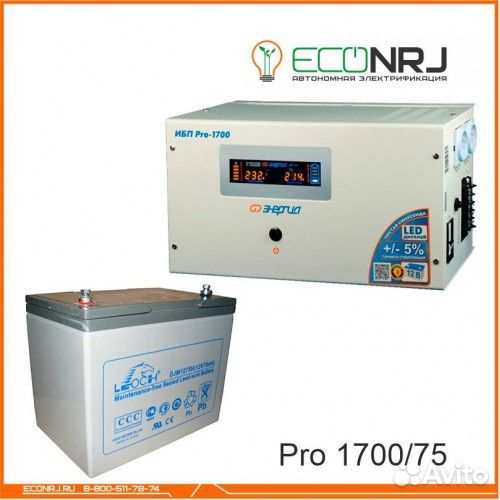 Энергия PRO-1700 + Аккумуляторная батарея leoch DJ