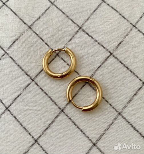 Серьги сталь