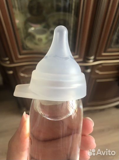 Стеклянная бутылочка для кормления Pigeon