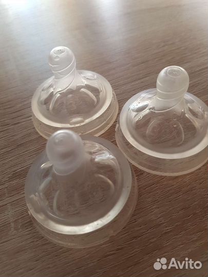 Соски бутылочные avent натурал омера 1 и 3