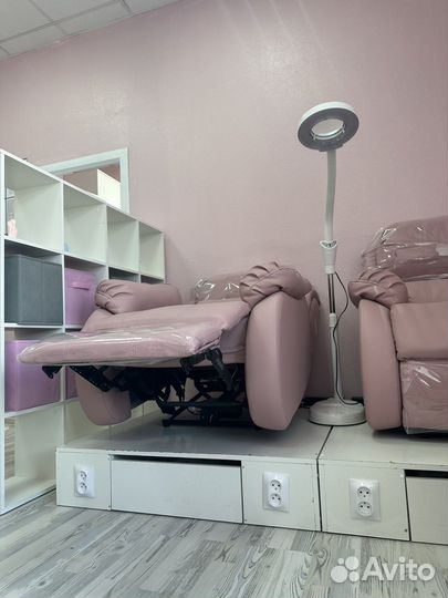 Лампа лупа напольная