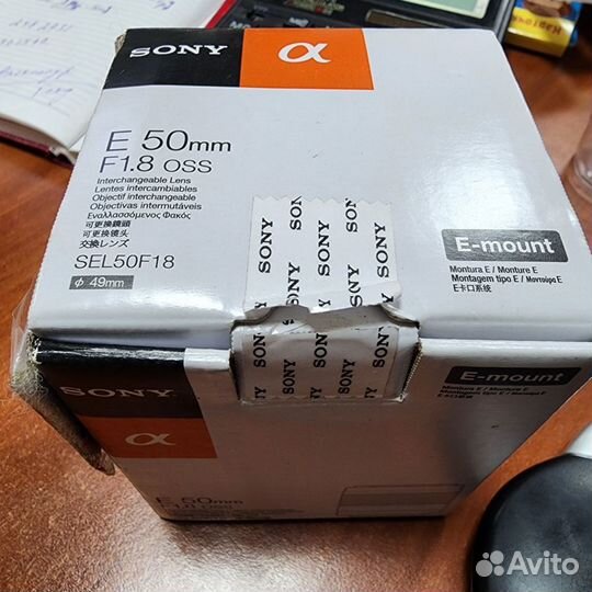 Объектив Sony е sel 50 1.8