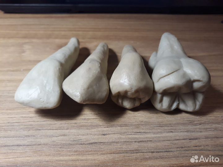 Зубы из пластилина