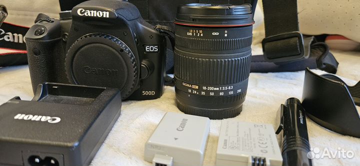 Зеркальный фотоаппарат canon 500d