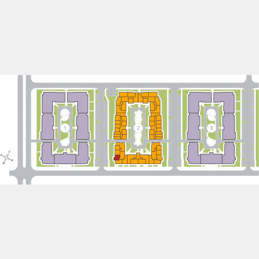 1-к. квартира, 41,1 м², 2/4 эт.