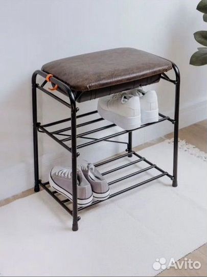 Обувница с мягим сиденьем (банкетка)