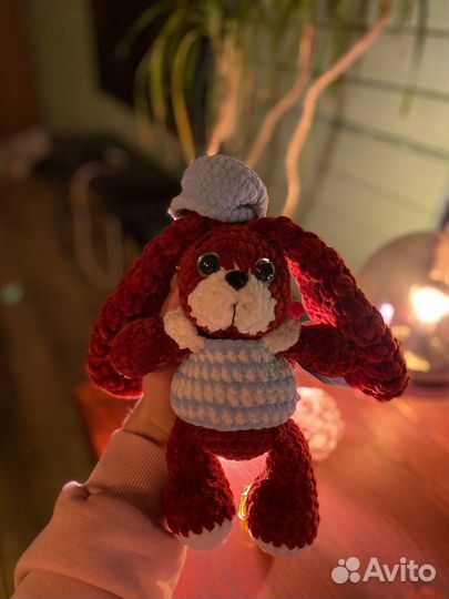 Плюшевая собачка