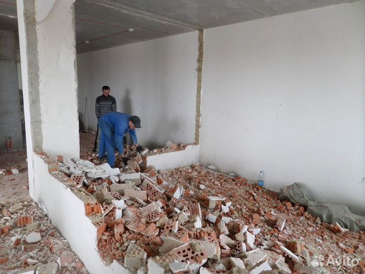 Демонтаж Демонтажные работы Снос стен, домов