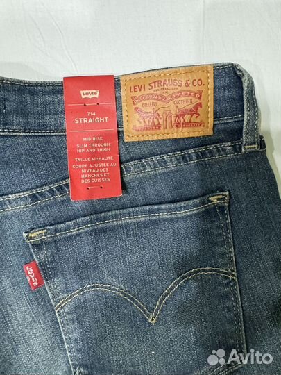 Джинсы Levis 714 straight женские/унисекс