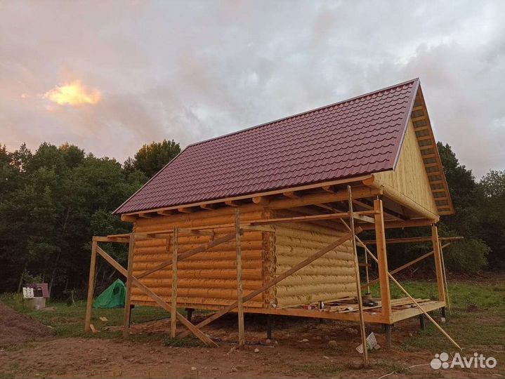 Сруб дома