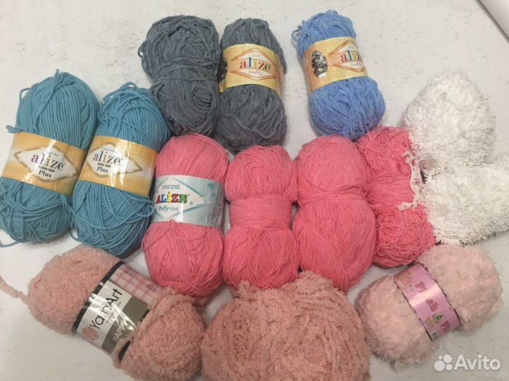 Пряжа alize puffy fine softy cotton
