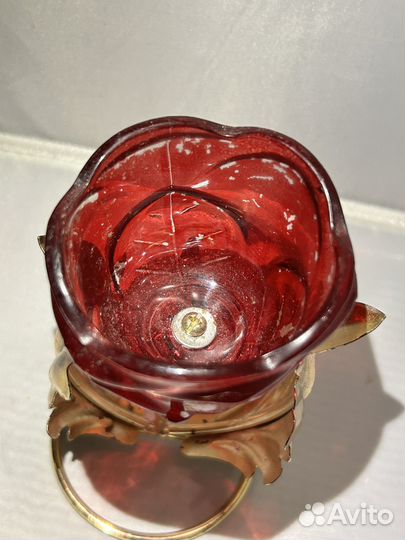 Подсвечник Роза б/у