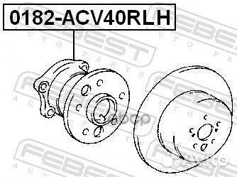 Ступица задняя левая 0182ACV40RLH Febest