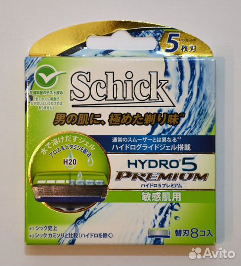 Картриджи Schick Hydro 5 Premuim Japan