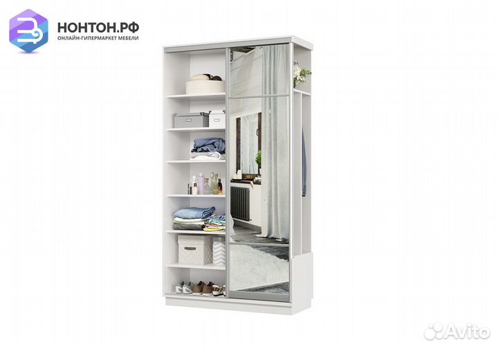 Прихожая-купе Аквила мини белая