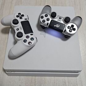 Sony playstation 4 slim + 2 джойстика