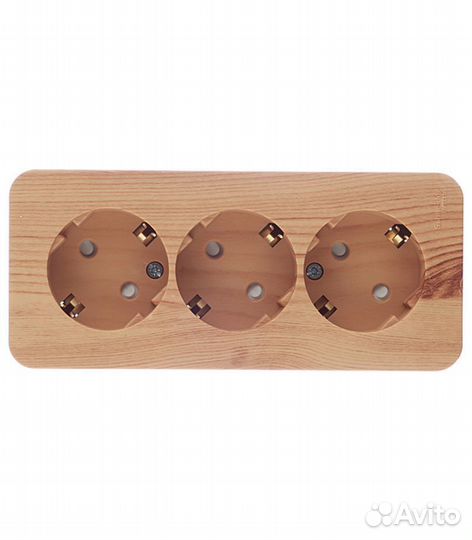 Розетка тройная blnra011315 открытая установка ясе