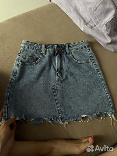 Юбка джинсовая