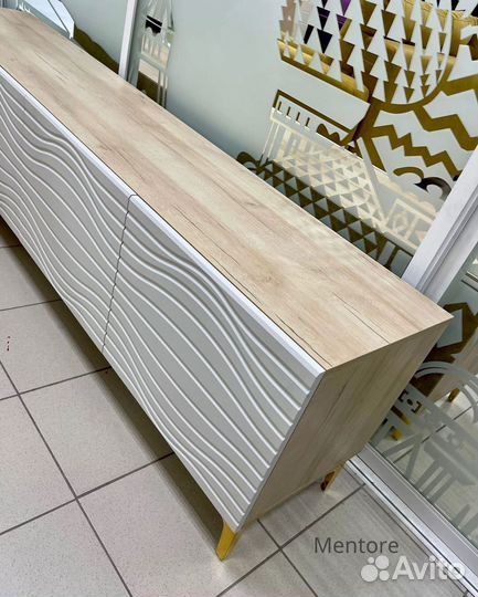 Тумба тв Bravo с фрезеровкой (конструктор)