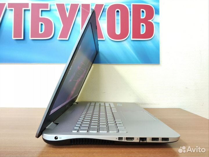 Мощный металлический ноутбук Asus с гарантией