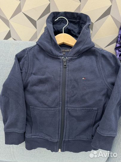 Кофта утепленная tommy hilfiger 98