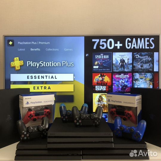 Sony PlayStation 4 Pro+750 топовых игр