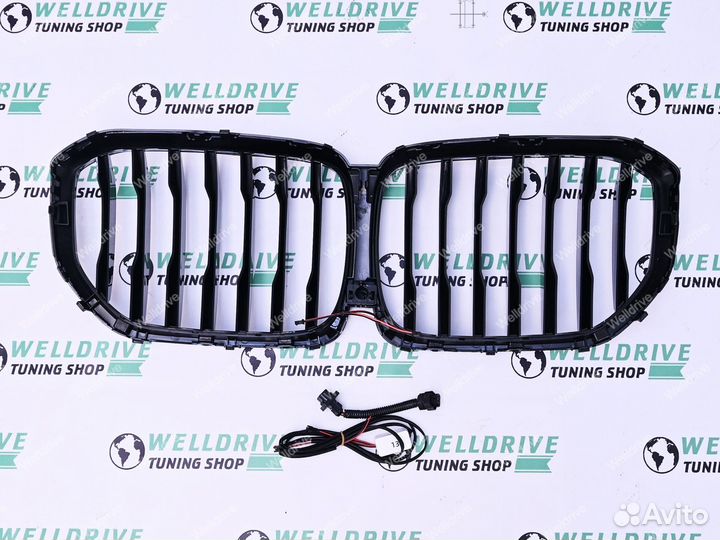 Решетка радиатора BMW X5 G05 дорест LED