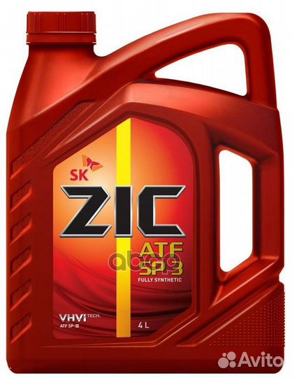 Масло трансм. ZIC ATF SP 3 (4л.) синт. 162627 Zic