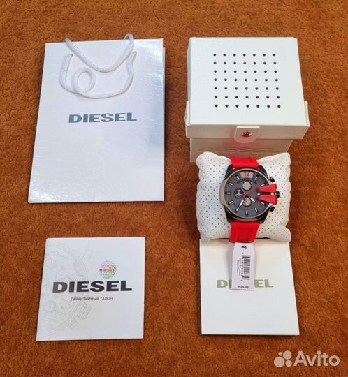 Часы Оригинальные мужские Diesel DZ4427 красный