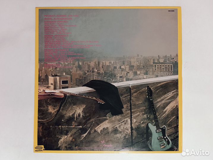 LP Blondie - Autoamerican Sweden Chrysalis 1980г