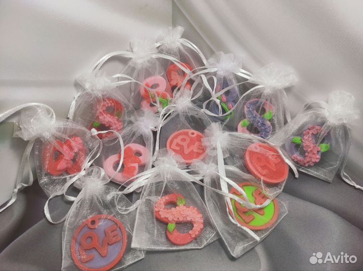 Букет из мыльных роз и мыло