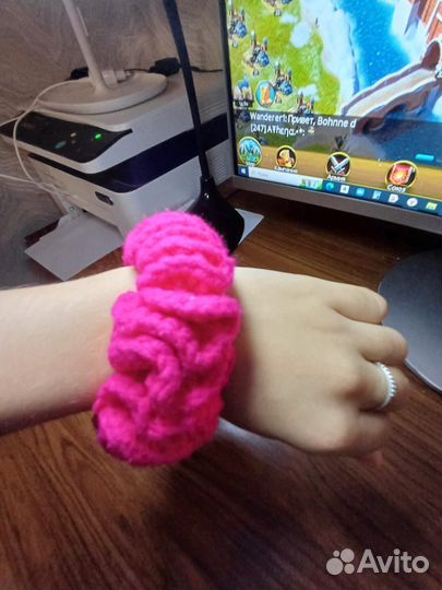 Резинка для волос вяжу на заказ