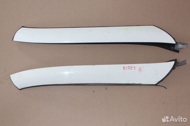 Пластиковые накладки с уплотнителем стекла