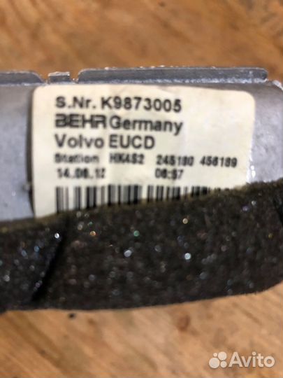 Радиатор печки Volvo S80 AS90 B6304T4 2009-2013