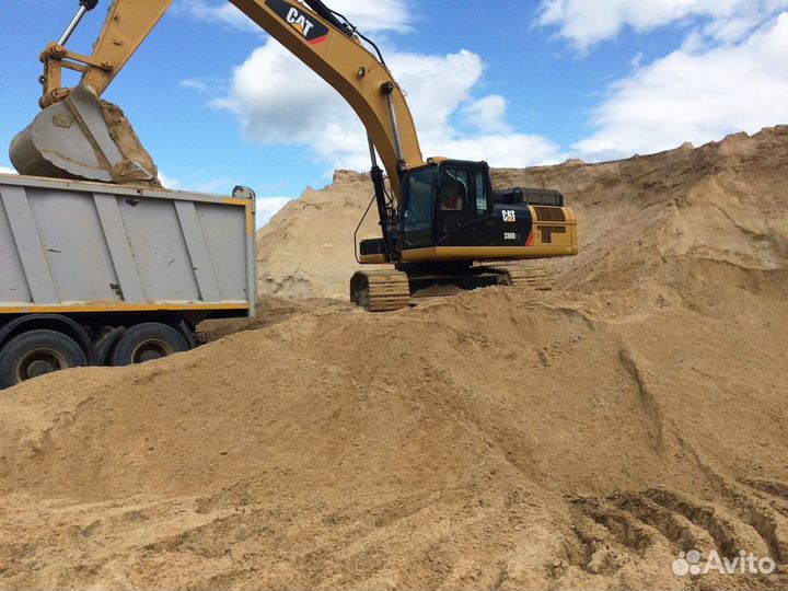 Песок Щебень