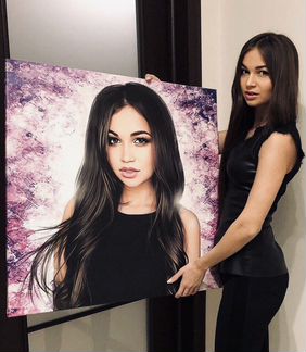 Печать фото на холсте