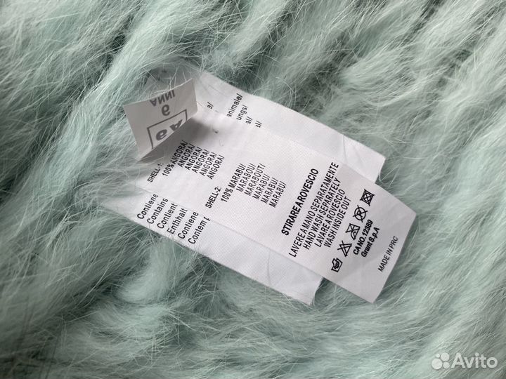 Накидка кардиган вязанный кролик microb