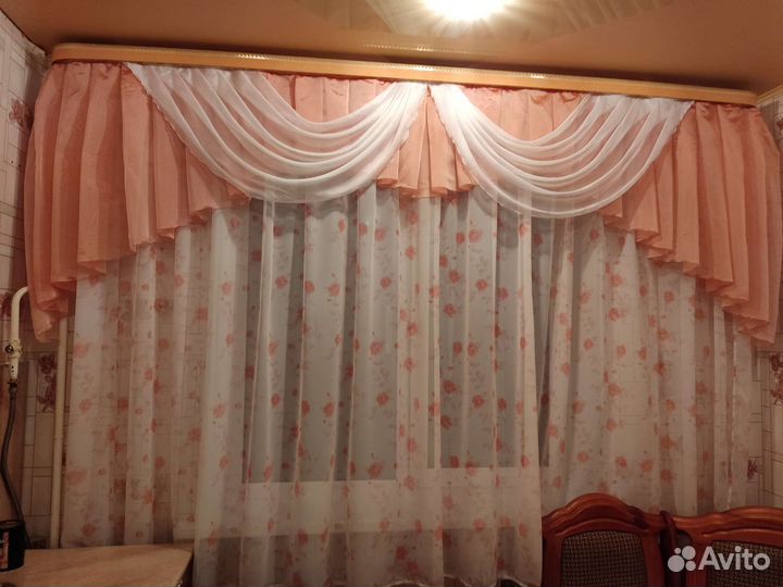 Тюль с ламбрекеном