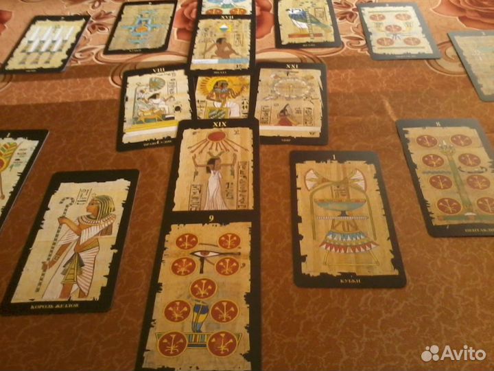Таро Египетское. Новое (78 карт; 12 см x 6,5 см)