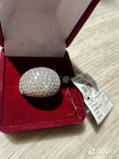 Серебряное кольцо sunlight