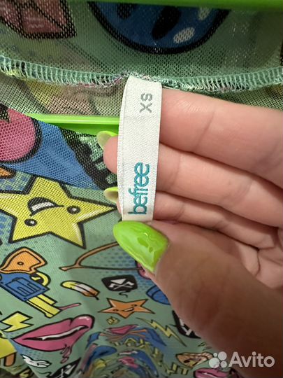 Боди с веселой расцветкой (xs)