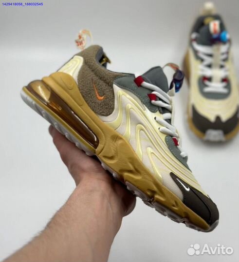 Кроссовки Nike Air Max 270 React Travis Scott (Арт.43670)