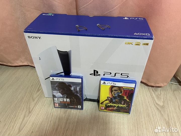 Sony playstation 5 slim с дисководом