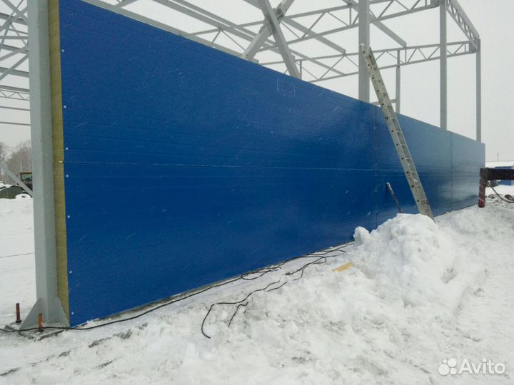 Сэндвич панели стеновые и кровельные