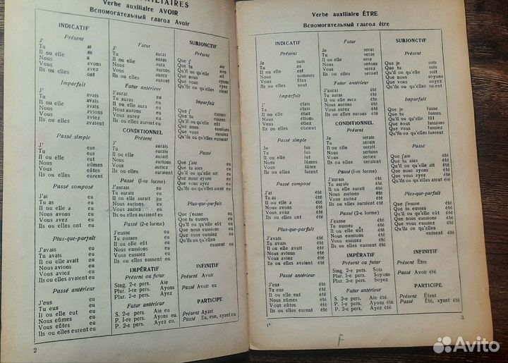 Французские глаголы Стереотипное переиздание 1941