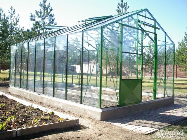 Теплица дачная алюминиевая Ботаник (Botanik)
