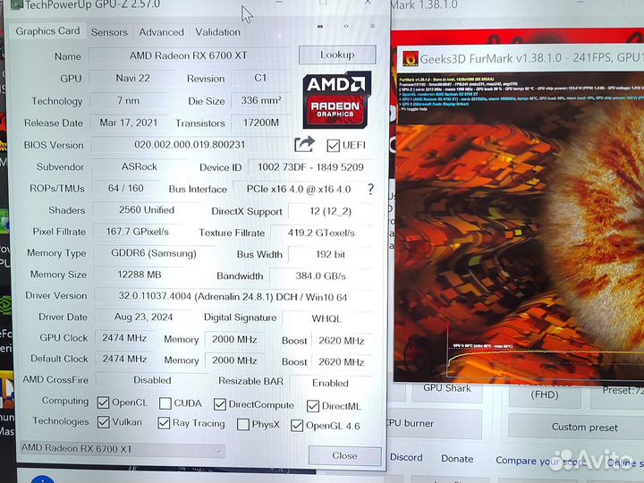 Игровой PC Ryzen 7 3700 Pro /16/512/RX 6700XT